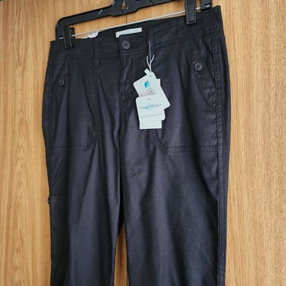 NWT Dayla Cargo Pants Linen Pants Level 99 Tencel Relaxed Fit Size 26" - Picture 4 of 12